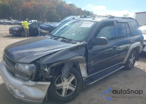 2005 Chevrolet Trailblazer Lt из США, поврежденный, VIN 1GNDT13S952377635